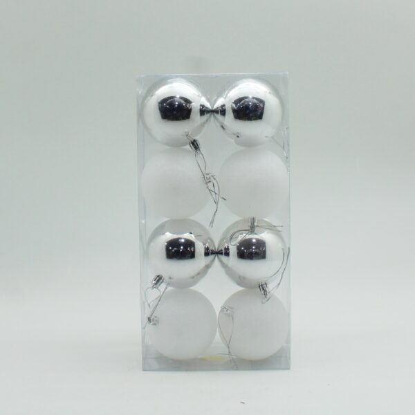 SET BOLAS X8 (BRI-ESC) 8CM BEIGE